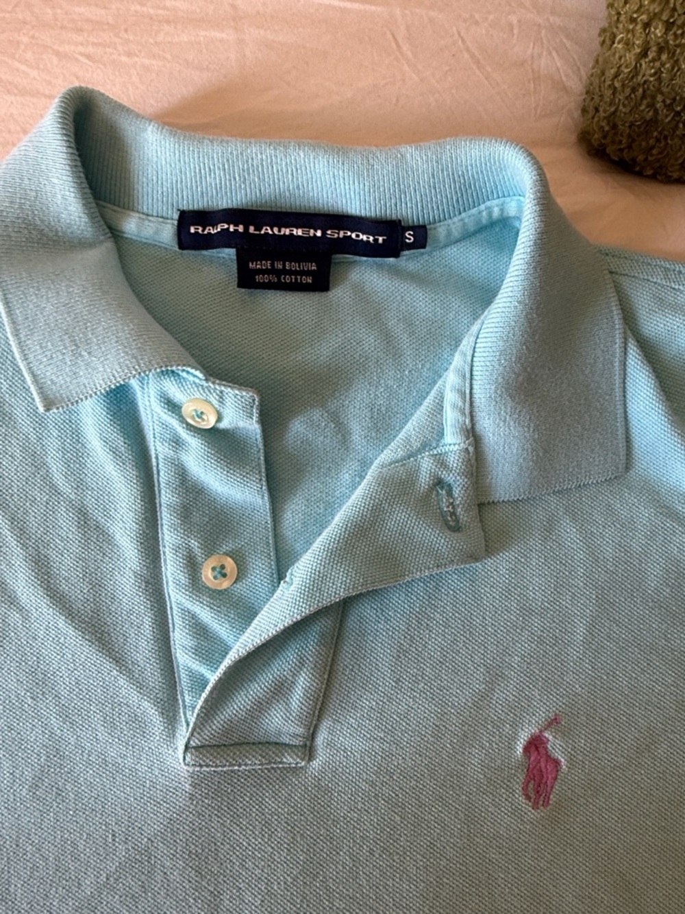 Ralph Lauren Light Blue Polo Mini Dress - Picture 2 of 2